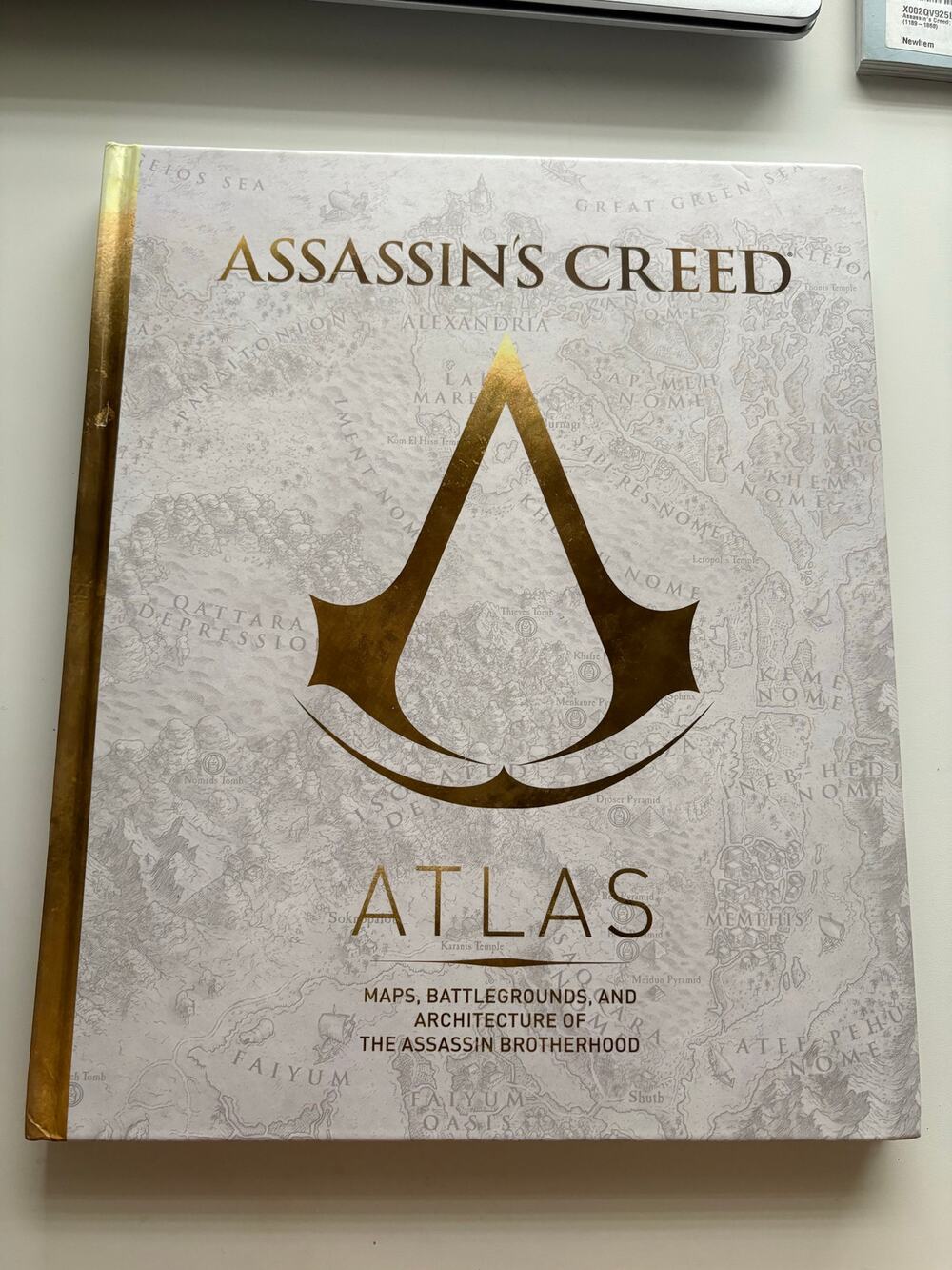 Assassins Creed Atlas Hardcover Coffee Table Book Collector Video Games Like New
